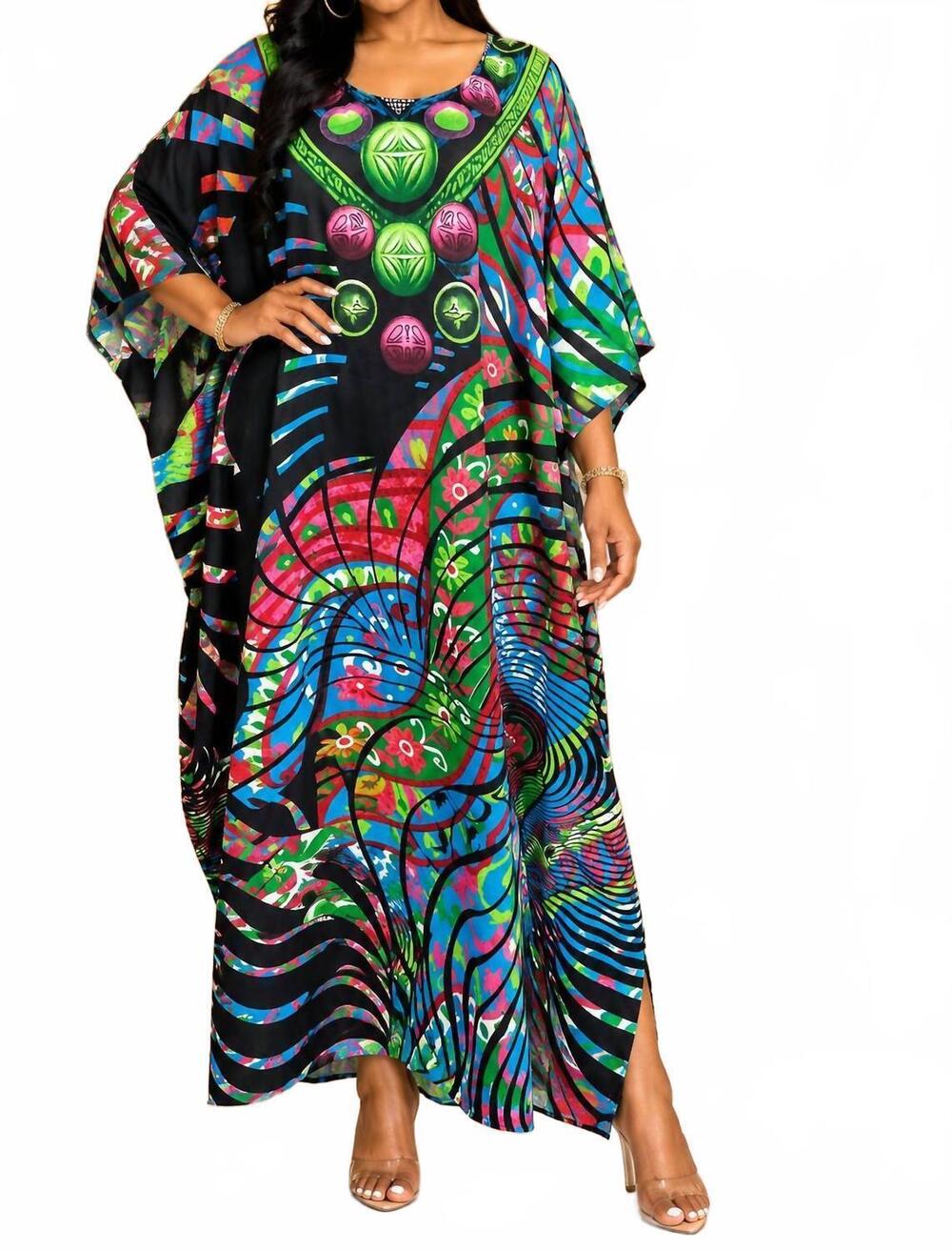 NEW NF women's blooming springs dress in green multi